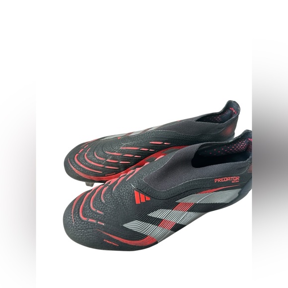 Adidas Predator Pro FT FG Junior Boys Soccer Cleats Black Red Size US 6/EU 38.5. - Picture 6 of 16